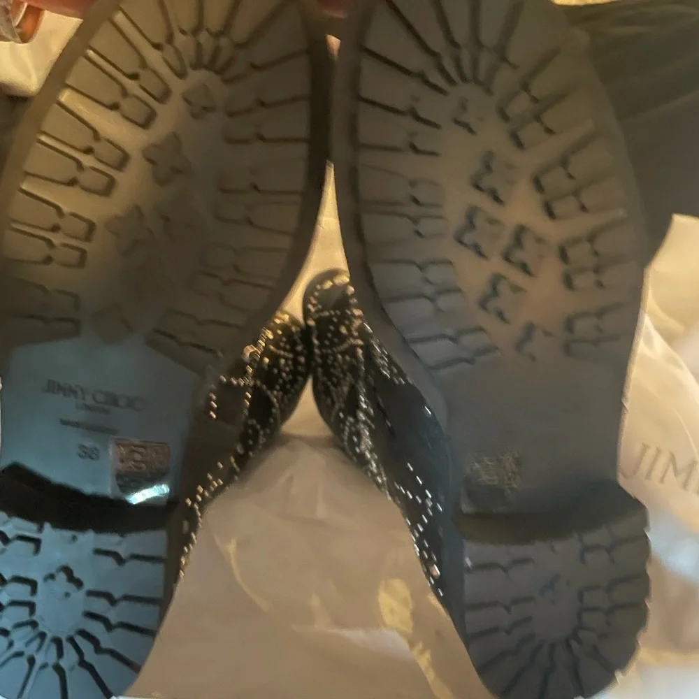 Jimmy Choo biker boots. Brand new! 7.5 - Picture 2 of 5